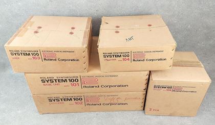 Roland-System 100, Full Set + boxes  etc